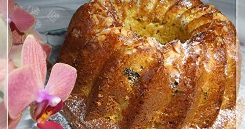 Gâteau de Savoie aux amandes et fruits secs