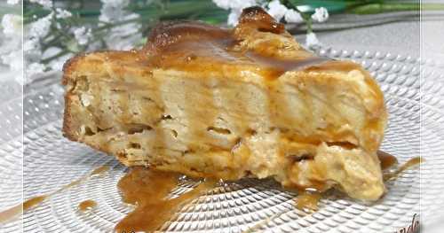 Gâteau invisible aux pommes, cannelle et miel