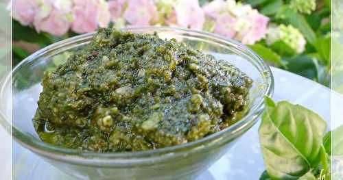 Le pesto maison, comment la faire et comment l'utiliser ?