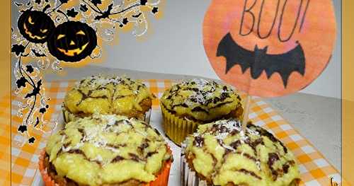 Muffins façon carrot cake pour Halloween