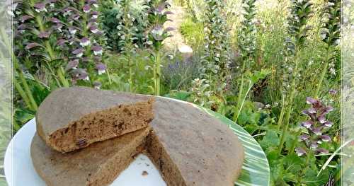 Pain cake aux raisins, cuit à la poêle en cas d'été caniculaire !