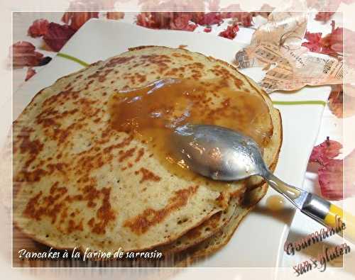 Pancake sans gluten et sans lactose, à la farine de sarrasin