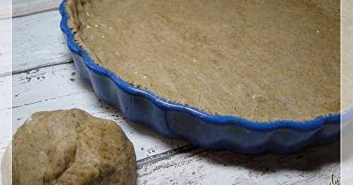 Pâte brisée salée sans gluten à la farine de sarrasin, pour quiche
