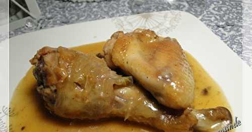 Recette de poulet au vin blanc