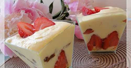 Tiramisu aux fraises