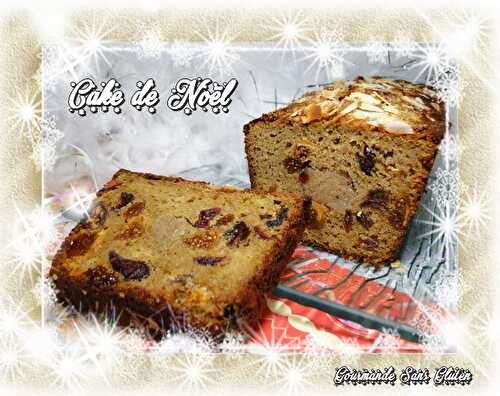 Cake de Noël façon stollen, sans gluten et sans lactose