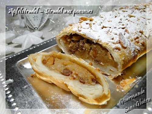 Apfelstrudel – Strudel aux pommes, sans gluten