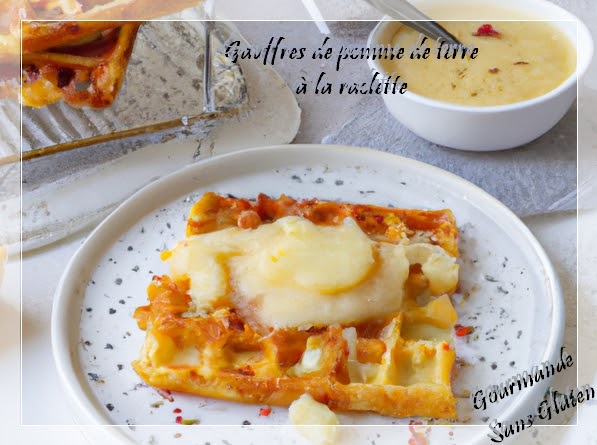 Gaufre de pommes de terre à la raclette