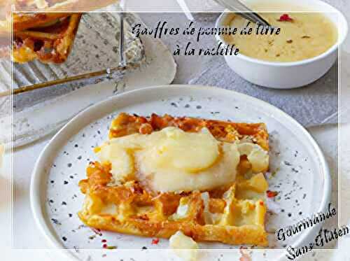 Gaufre de pommes de terre à la raclette