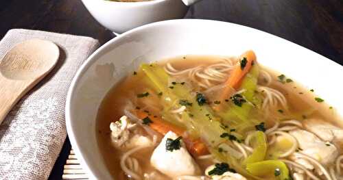 Bouillon aux saveurs asiatiques