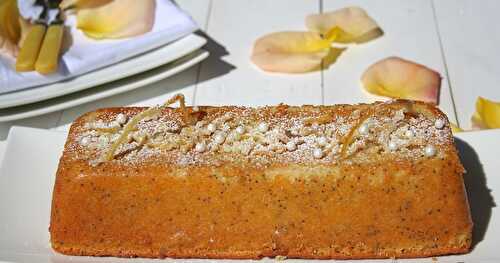 Cake au citron et pavot