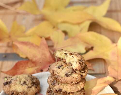 Cookies aux pignons et aux pépites de chocolat