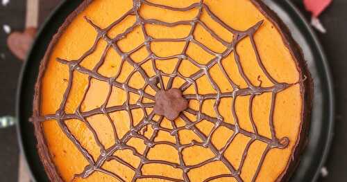 La tarte Halloween et sa toile d'araignée 