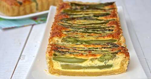 Tarte aux asperges et parmesan