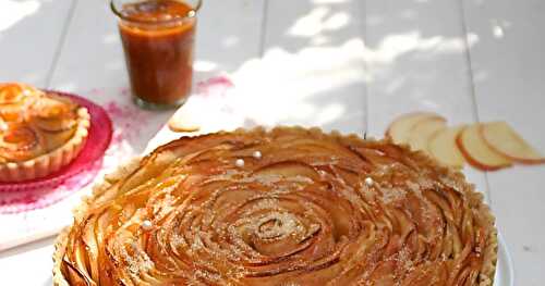 Tarte aux pommes, comme un bouquet de roses