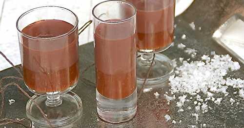 Verrine caramel chocolat ou chocolat caramel