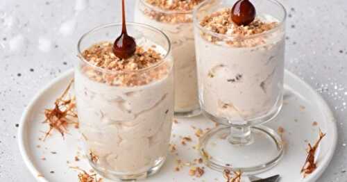 Verrine de Noël aux marrons et sa touche croquante