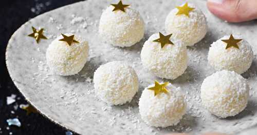 Boules de neige coco et citron vert