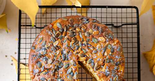 Gâteau au potimarron et aux pommes