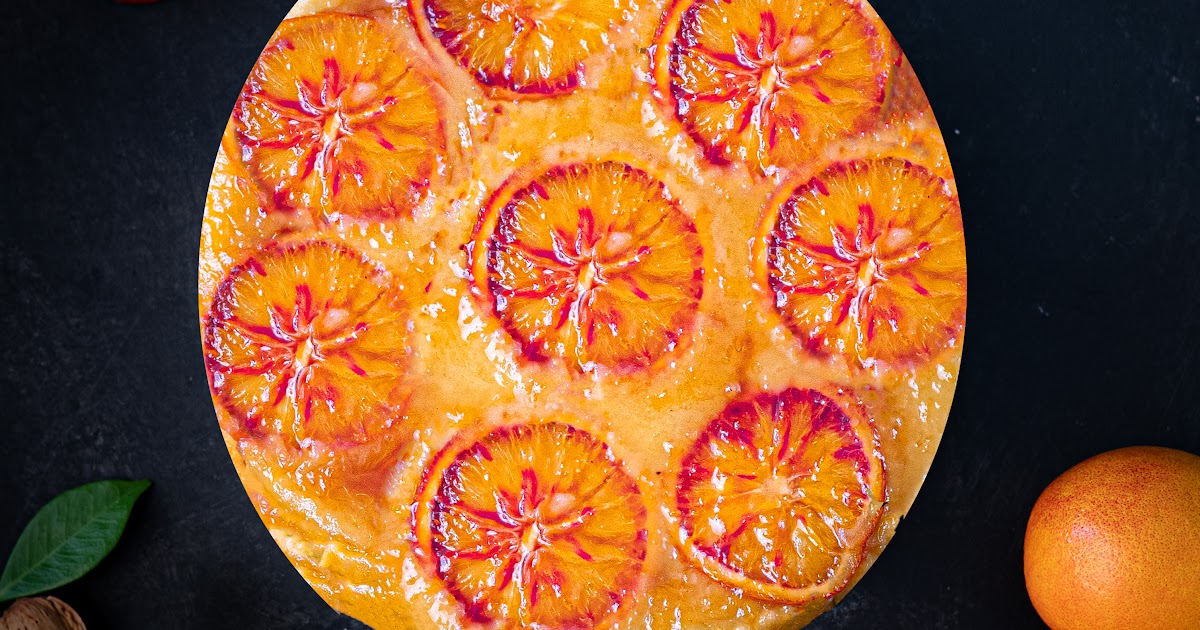 Gâteau à l'orange sanguine