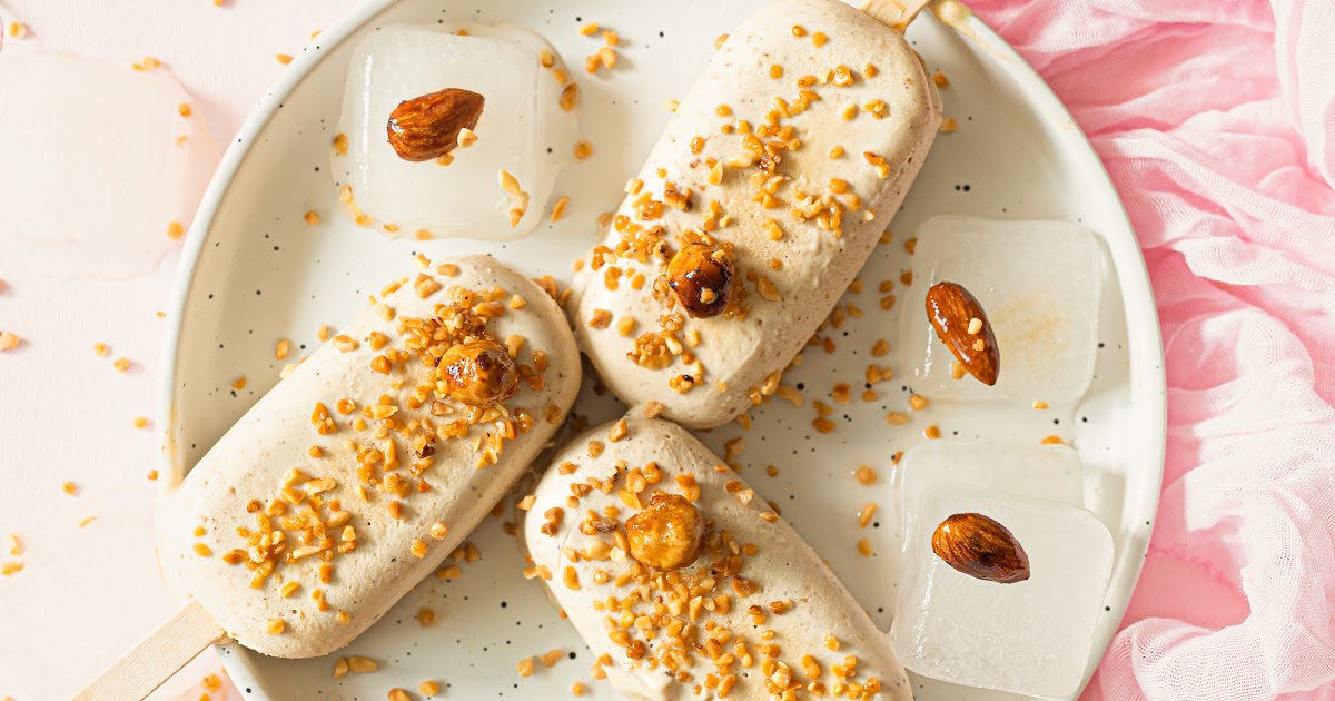 Glace au praliné noisettes et amandes