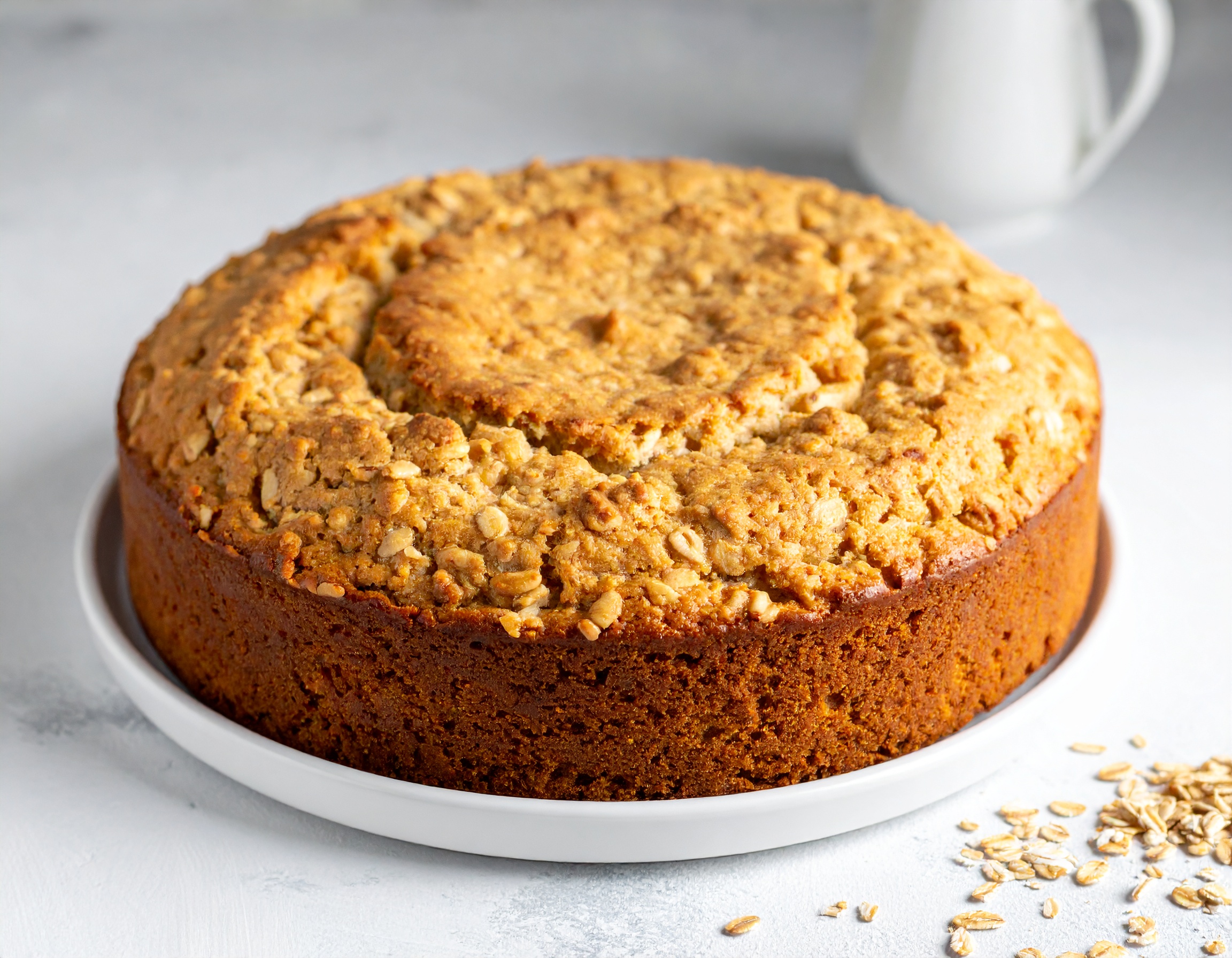 Gâteau coupe faim aux flocons d’avoine