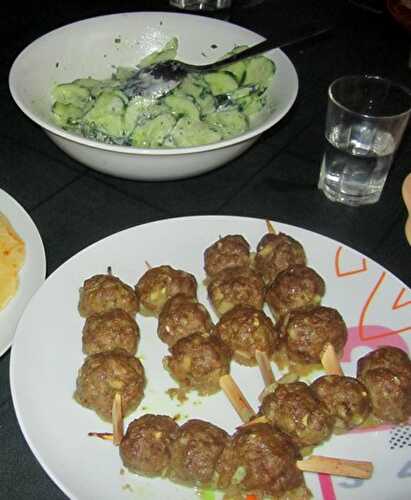 Boulettes de bœuf triple C : coriandre, curcuma, cumin