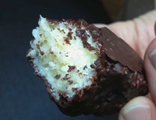 Bounty maison au chocolat et noix de coco, un petit goût de paradis | GOURMANDISE SANS FRONTIERES