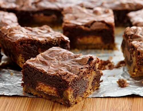 Brownie fondant aux spéculoos et aux noix