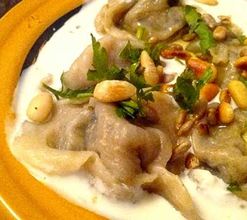 Chich barak, raviolis syriens, sauce au yaourt {Syrie}