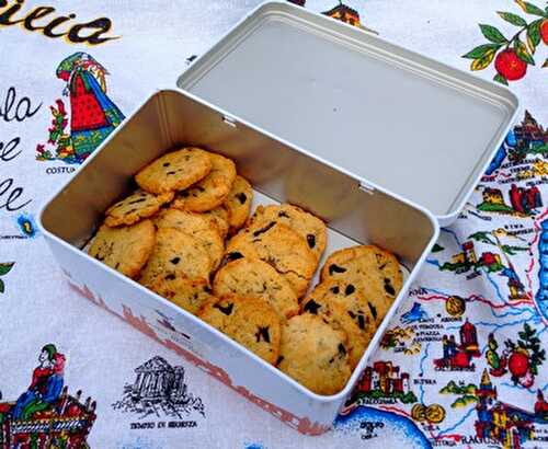 Cookies au parmesan et olives noires