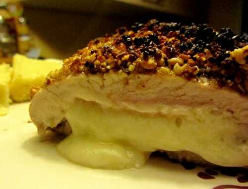 Cordon bleu de l'Aveyron aux noix et fromage Laguiole
