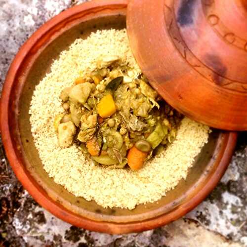 Couscous au poulet et légumes d'hiver (après quelques vérités sur le couscous)