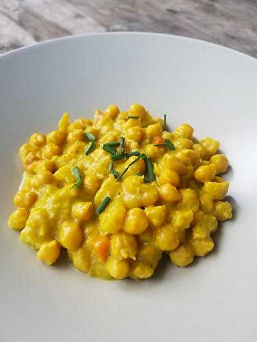 Curry pois chiches lait de coco