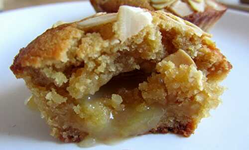 Fondants aux amandes façon financiers, cœur coulant au lemon curd