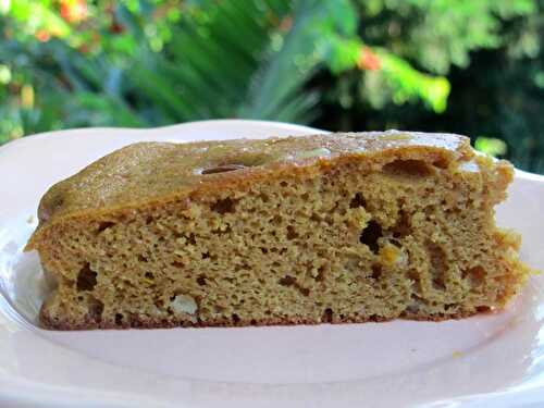 Gâteau moelleux amandes, maïs, huile d’olive et Marsala