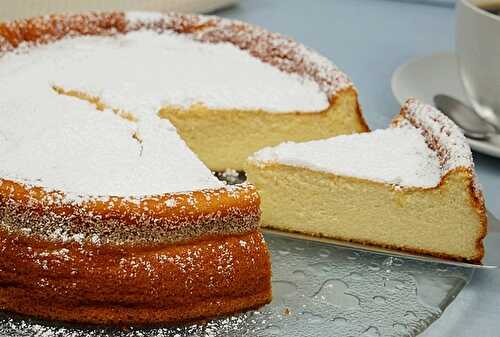 Gâteau mousseux au fromage blanc