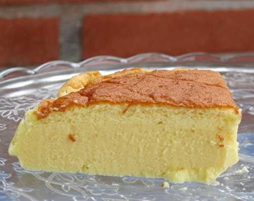 Gâteau nuage au fromage et à la vanille (de la Réunion) | GOURMANDISE SANS FRONTIERES