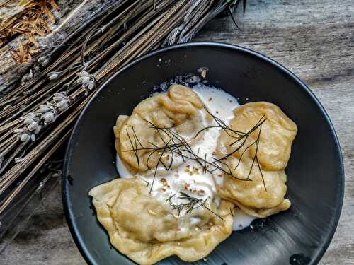 Koldunay ou koldunai, raviolis lituaniens aux champignons