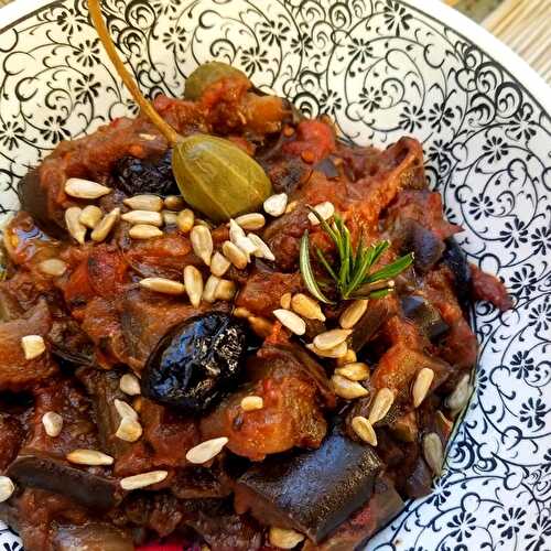 La caponata sicilienne aux aubergines