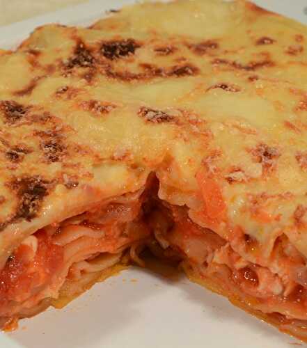 Lasagnes légères à la dinde et au chèvre frais (pâtes maison)