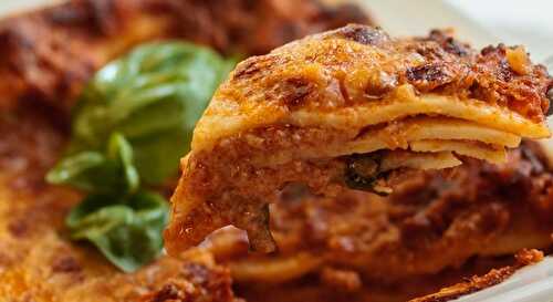 Lasagnes pyrénéennes à l'agneau, cèpes et tome de brebis