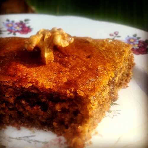 Le gâteau aux noix et au miel tout simple de ma maman