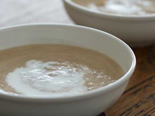 Lou Bajanac à ma façon (soupe aux châtaignes de l'Aveyron et des Cévennes)