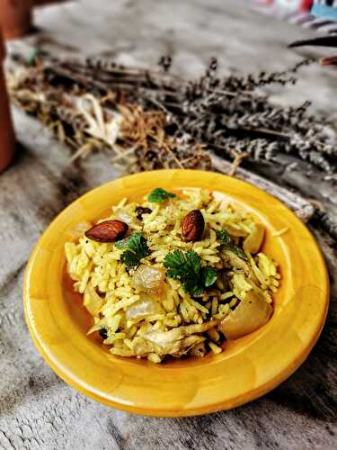 Machboos, riz au poulet et aux épices (Émirats Arabes)