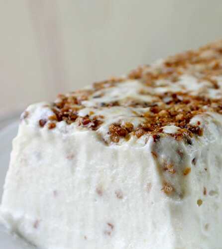 Nougat glacé aux fruits secs