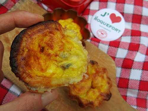 Pastéis de nata au roquefort