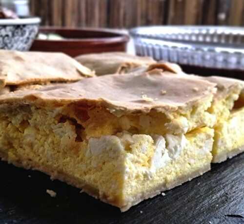 Placinta de Roumanie, très simple feuilleté au fromage