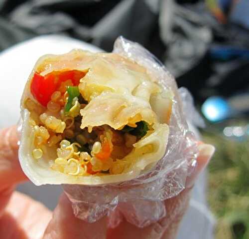 Rouleaux d'été au quinoa et crudités