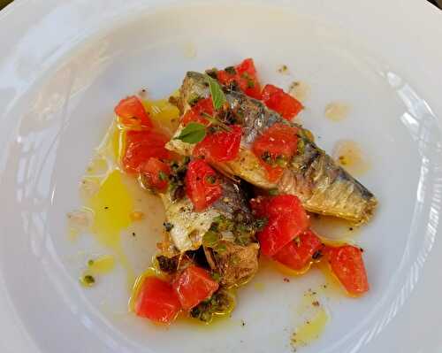 Sardines sauce vierge